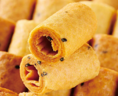 Rotary Egg Roll Machine Finished Product Sesame Rolls