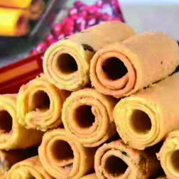 Three different types of egg roll production methods