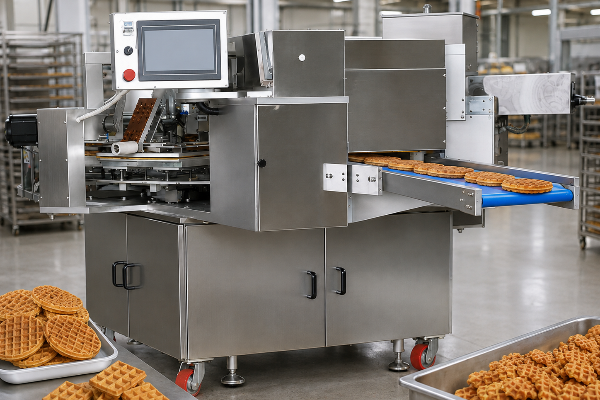 Industrial Soft Waffle Machine configuration and engineering detail