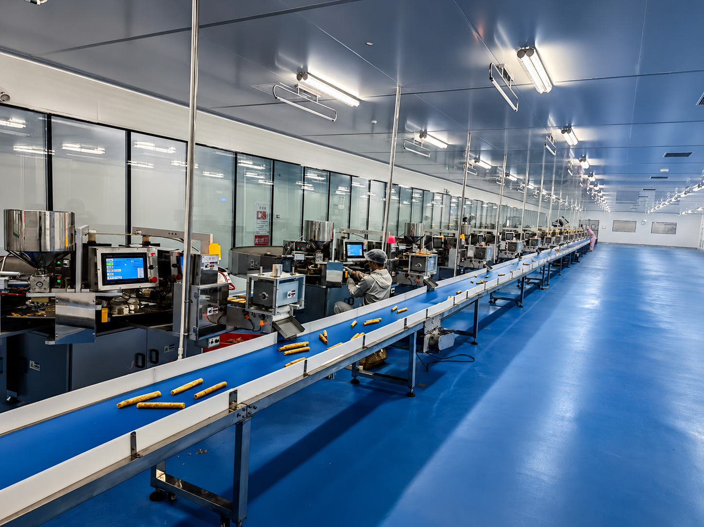 Sachima and Mini Bun Line Production Equipment View 3