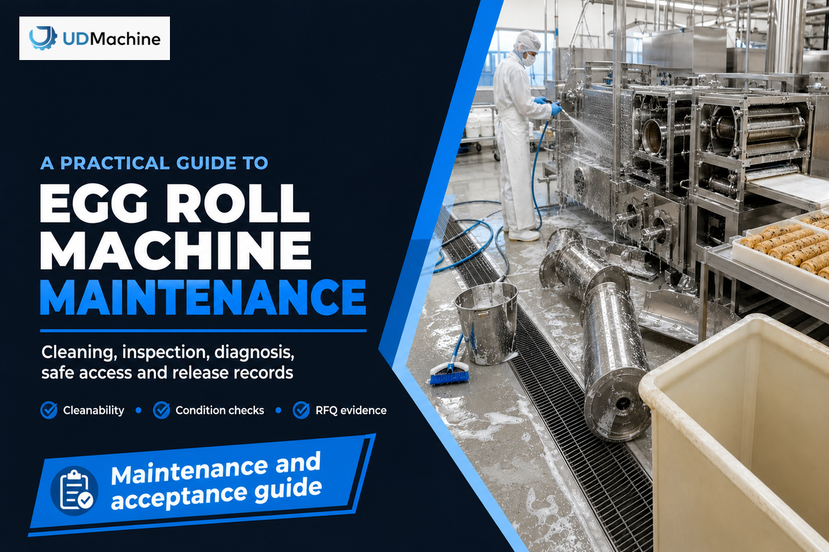 Egg Roll Machine Maintenance: Cleaning & Checks