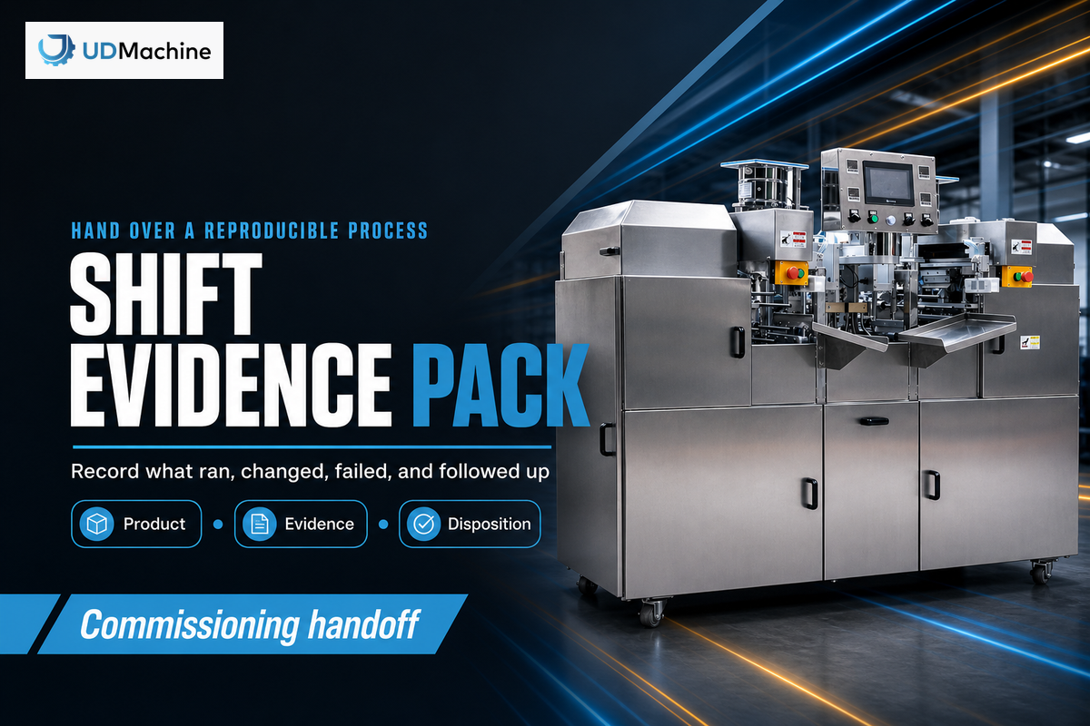 Commission the Process With a Shift Evidence Pack — UDTECH