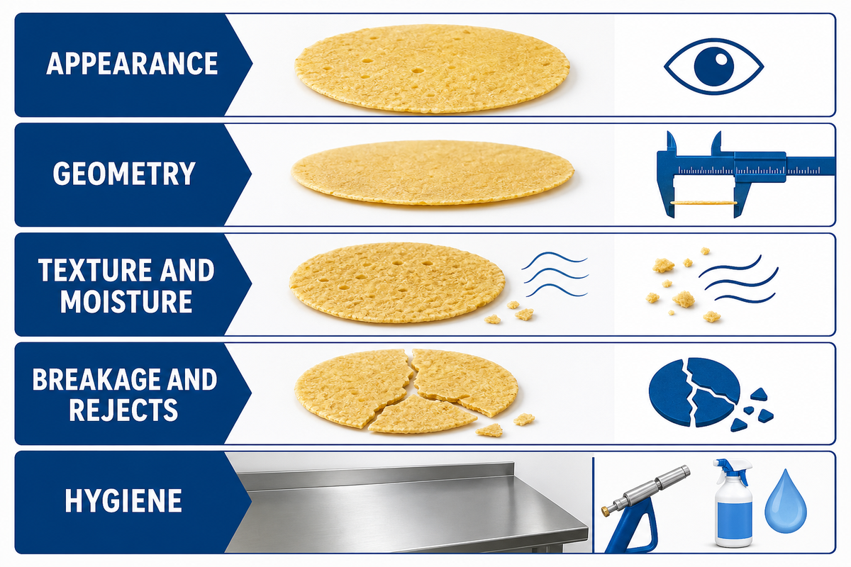 6. Quality, crispness and food-contact hygiene checkpoints — UD Company