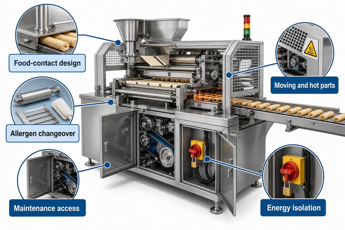 Hygiene, Guarding, and Maintenance Access — udmachine.com