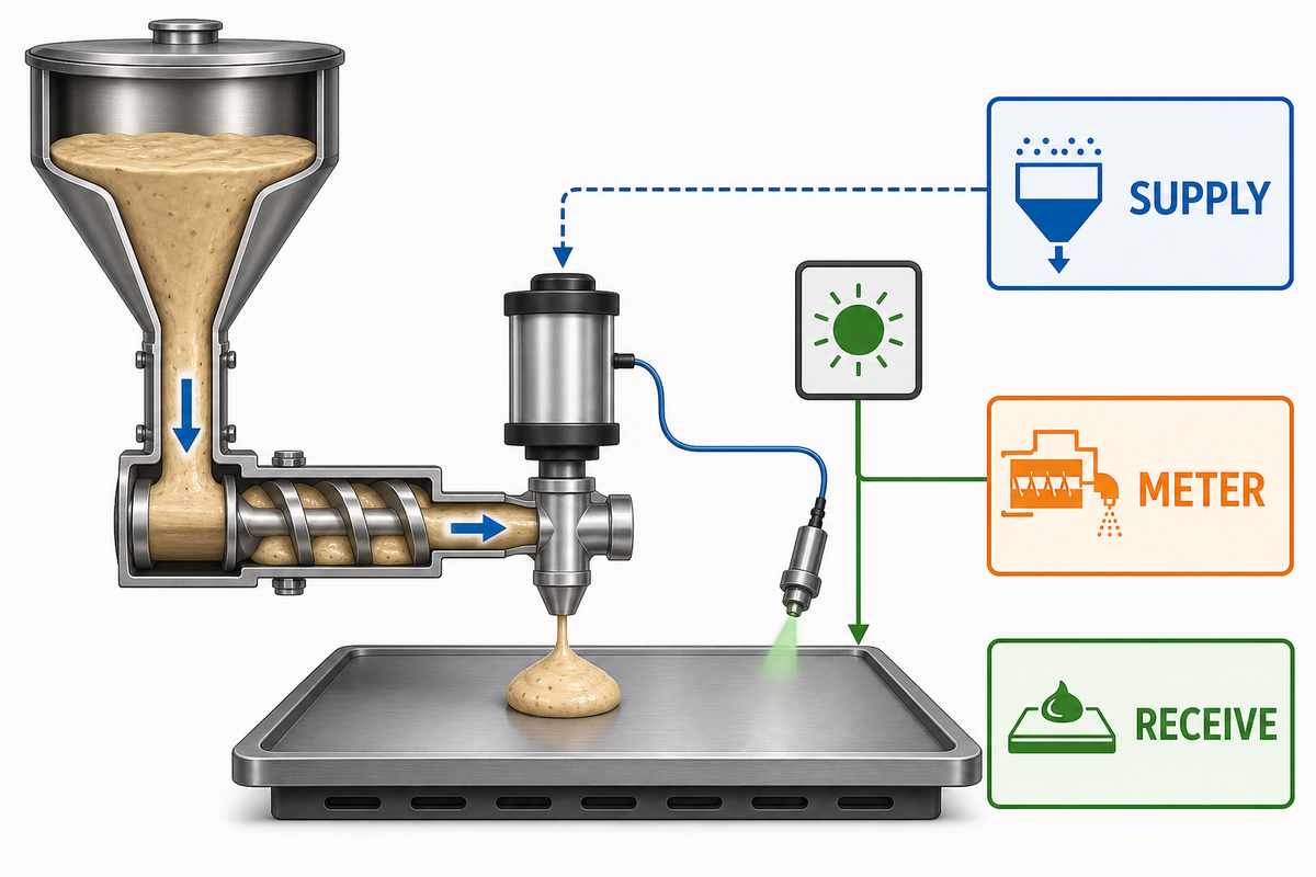 Stage 1: How Does the Machine Meter and Deposit Batter? — UDTECH