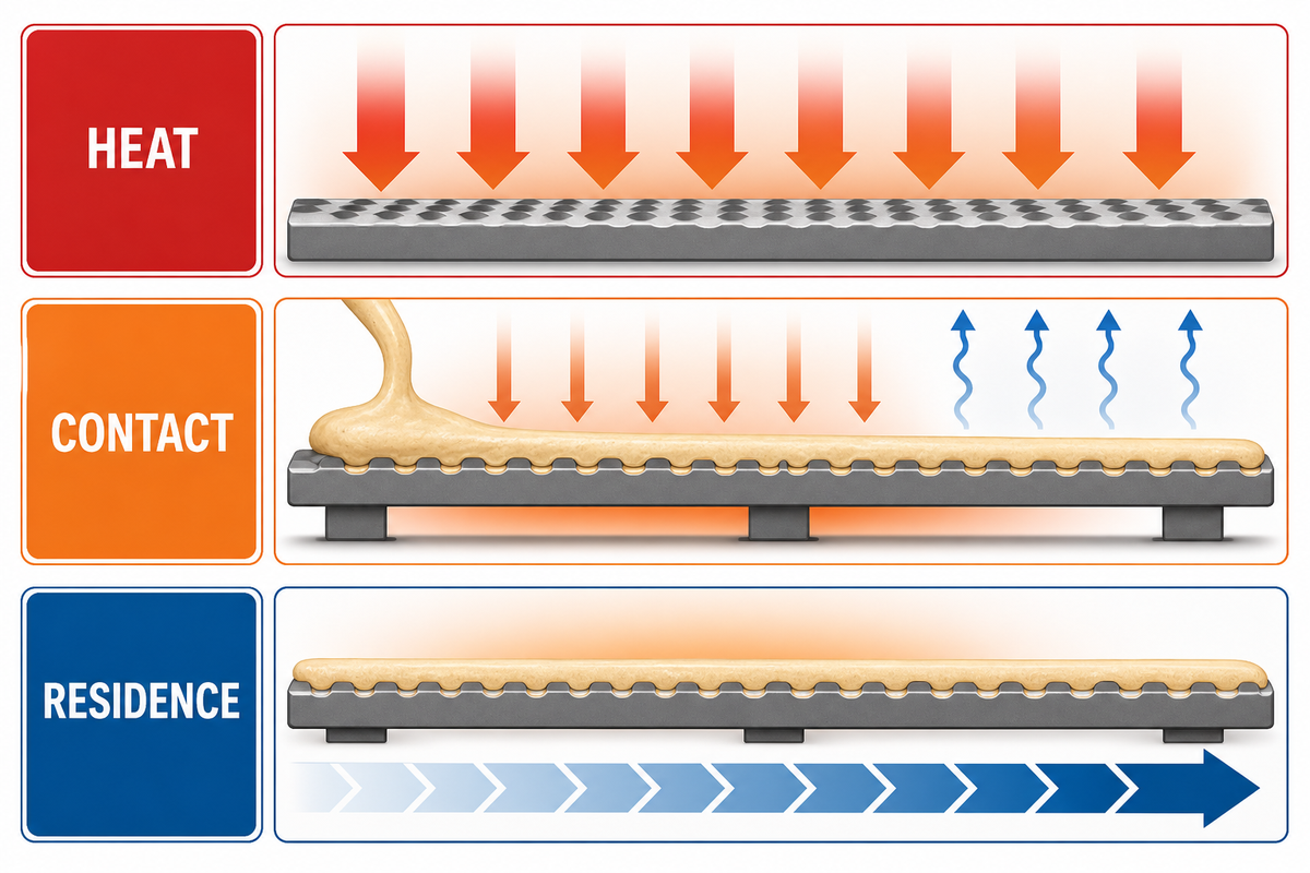 Stage 2: How Do the Baking Plates Carry and Heat the Batter? — UDTECH