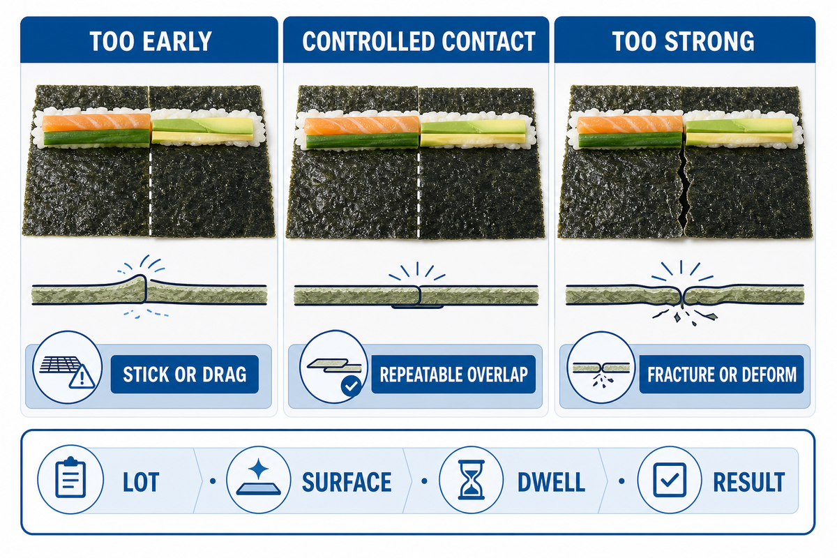 How Contact, Adhesion and Heat Affect the Fold — UDTECH