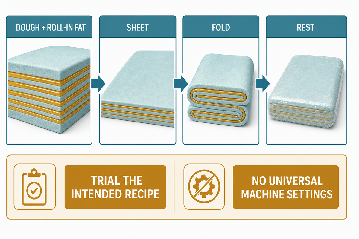 Pastry sheeting: Rademaker and RONDO — UDTECH