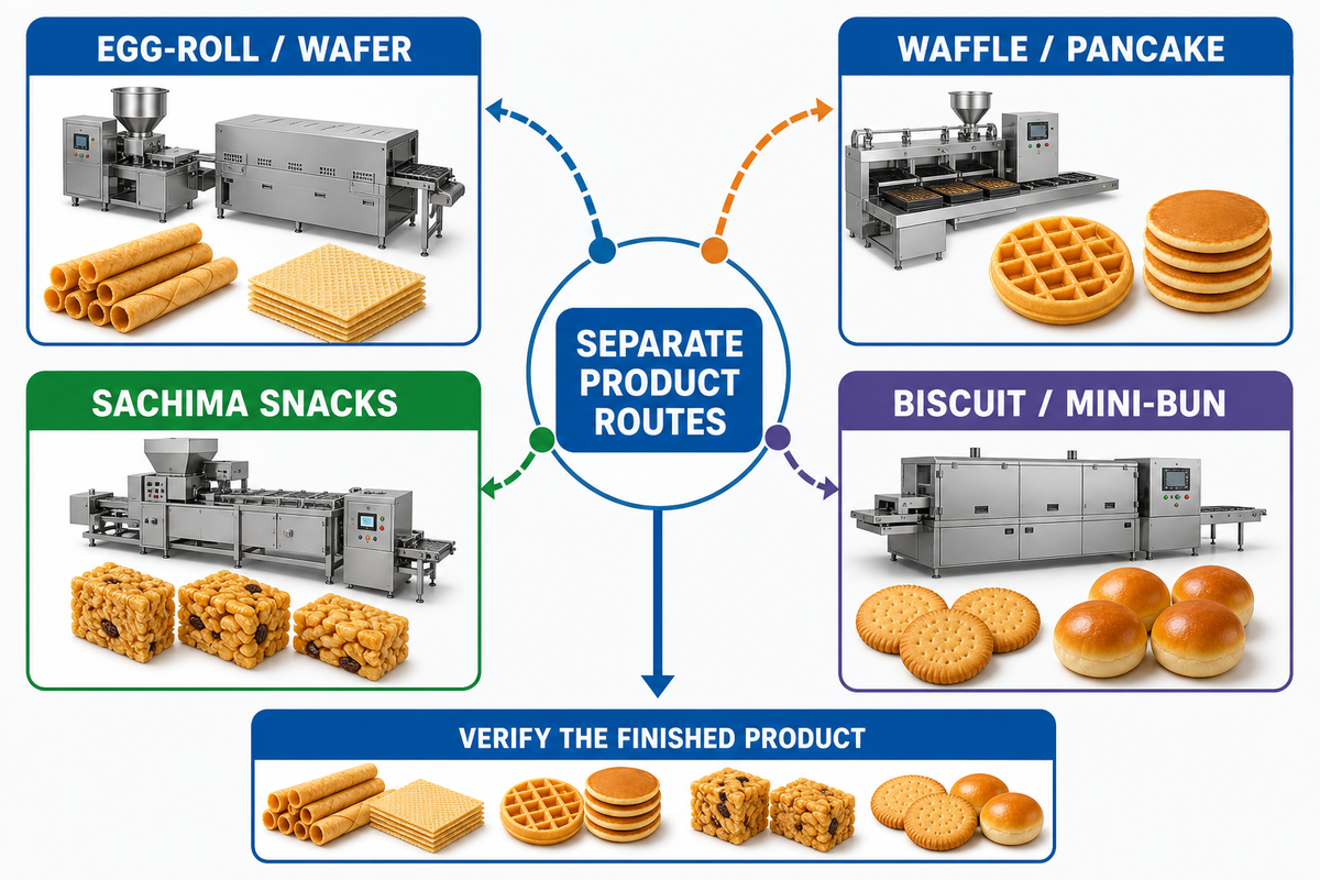 UDTECH specialty lines for wafers and waffles — UDTECH
