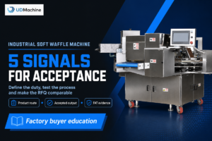 Industrial Soft Waffle Machine: 5 Signals for Acceptance