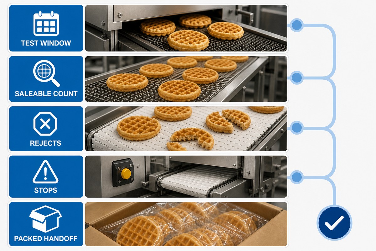 Size the line from accepted output, not nameplate speed — UDTTECH
