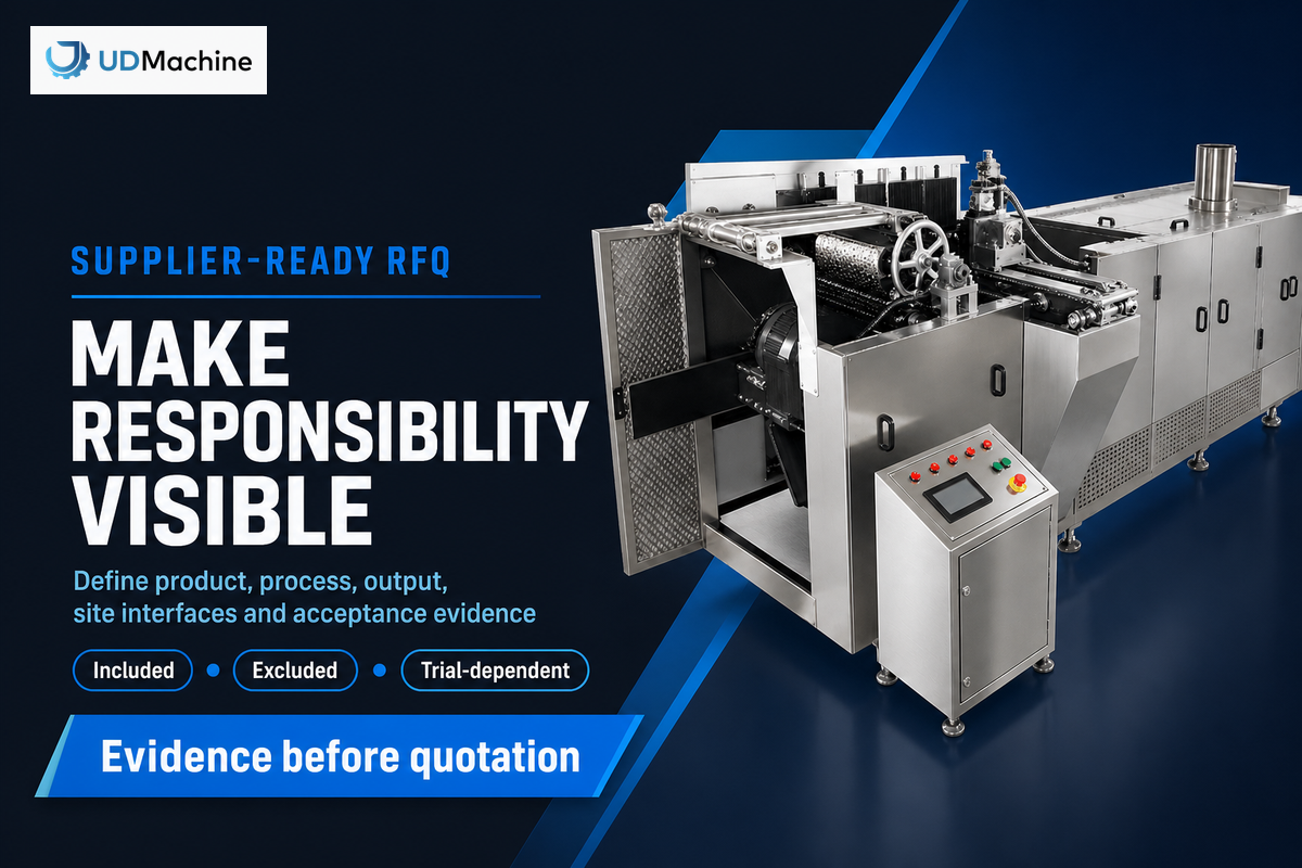 Turn commissioning and the RFQ into a responsibility map — UDTTECH
