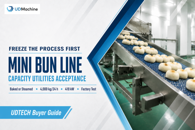 YT-XMT800 buyer guide: verify baking process, 4,000 kg/24 h basis, 418 kW load and acceptance evidence