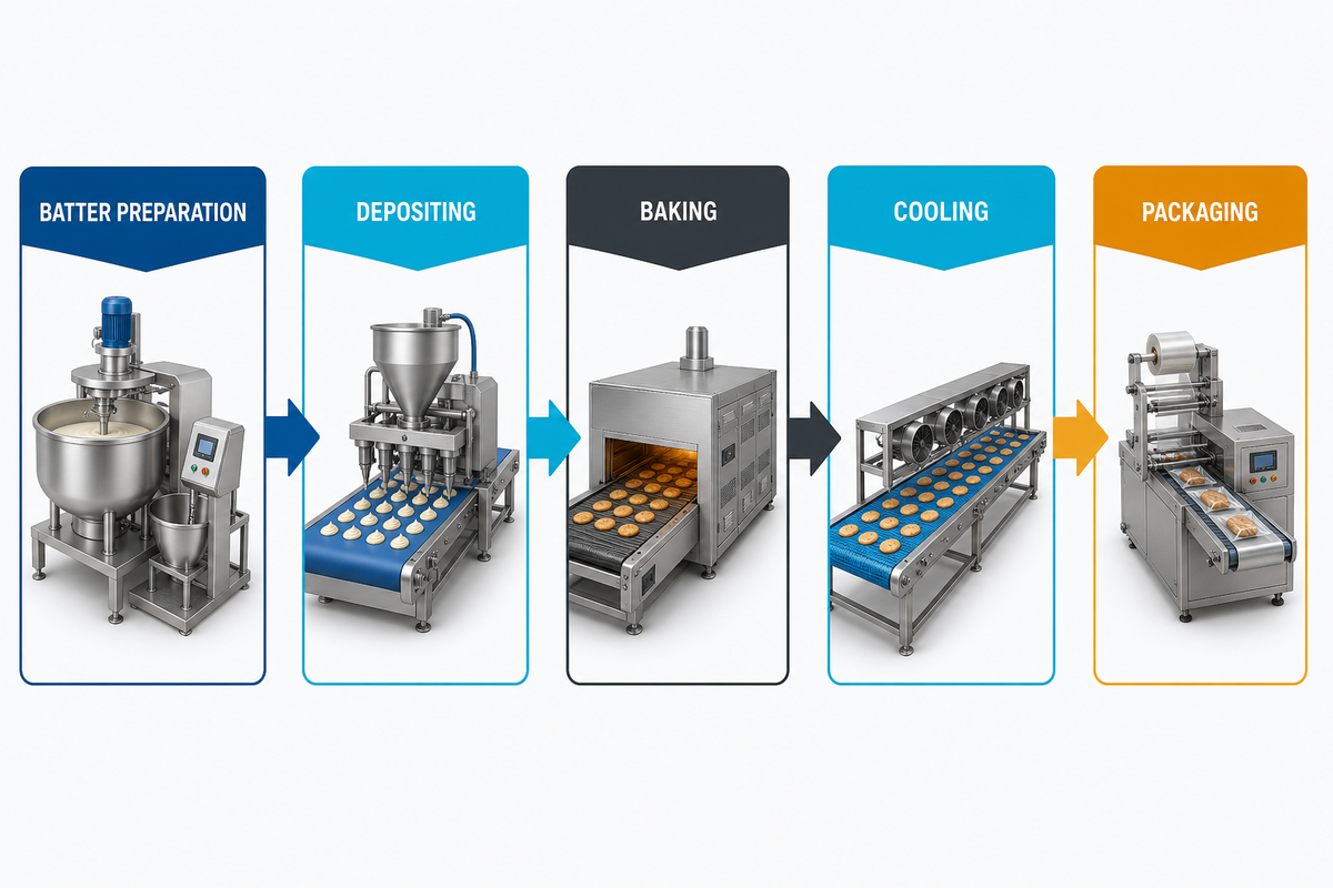 What a Pancake Production Line Actually Includes — U DTECH