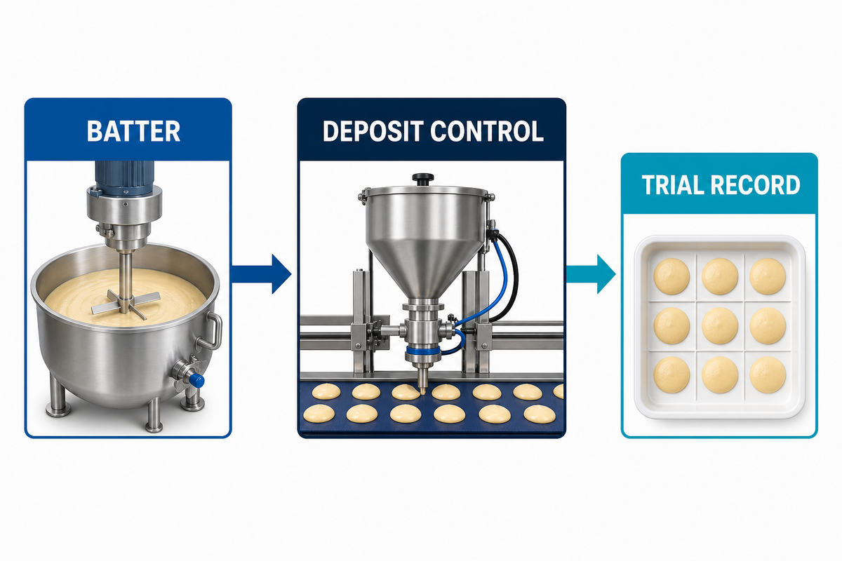 Start with Batter and Depositing, Not the Oven Brochure — U DTECH