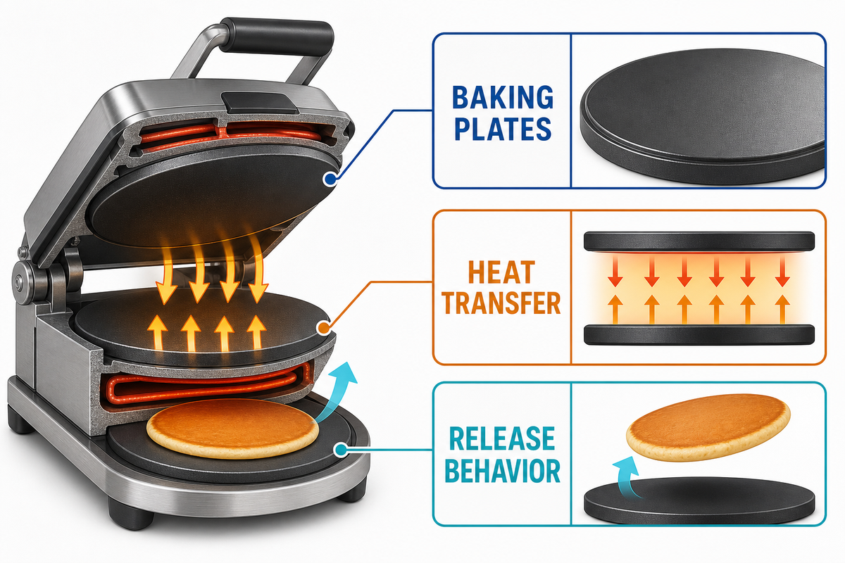 Check Baking Plates, Heat Transfer and Release Behavior — U DTECH