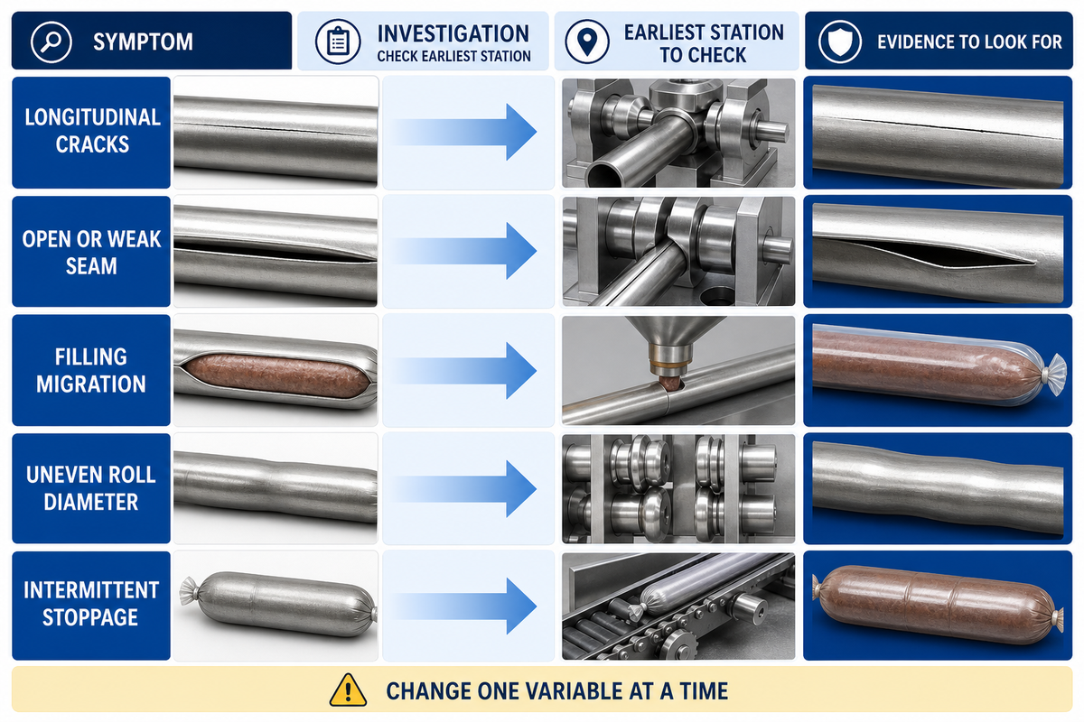 Fault Atlas: Cracks, Migration, and Uneven Rolls — UDTECH