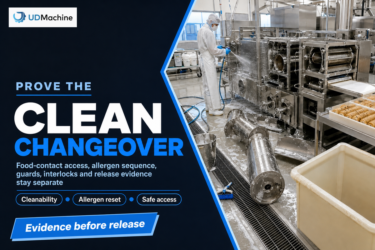 Hygiene, Allergen Changeover, and Operator-Safety Boundaries — UDTECH