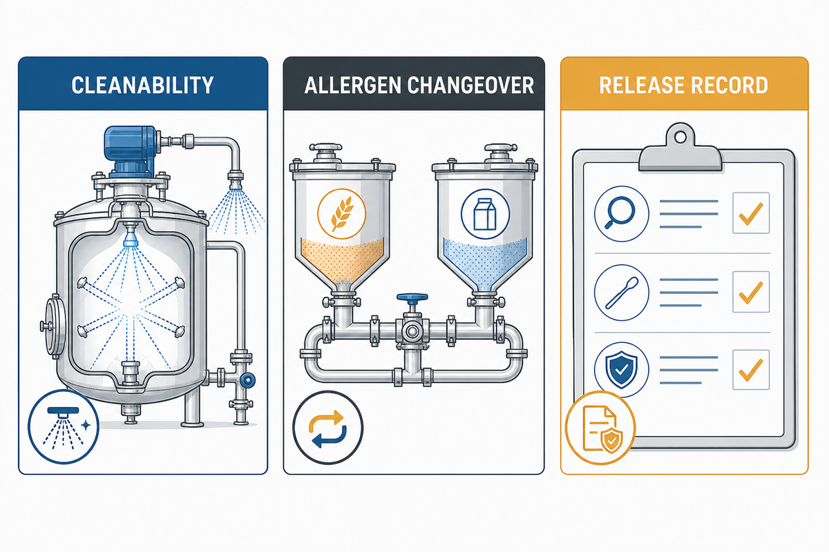 Check Hygiene and Allergen Changeover — UDTECH
