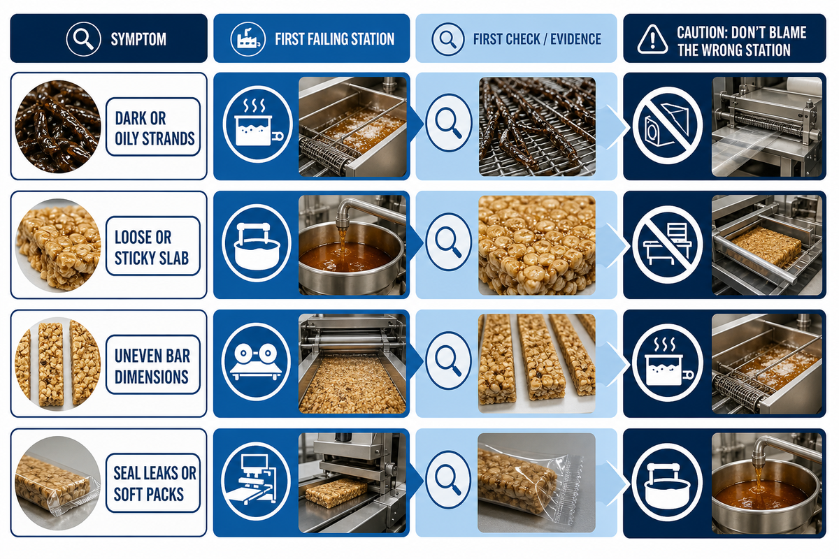 How to Balance Frying, Syrup, Forming, Cooling and Packaging — UDTECH