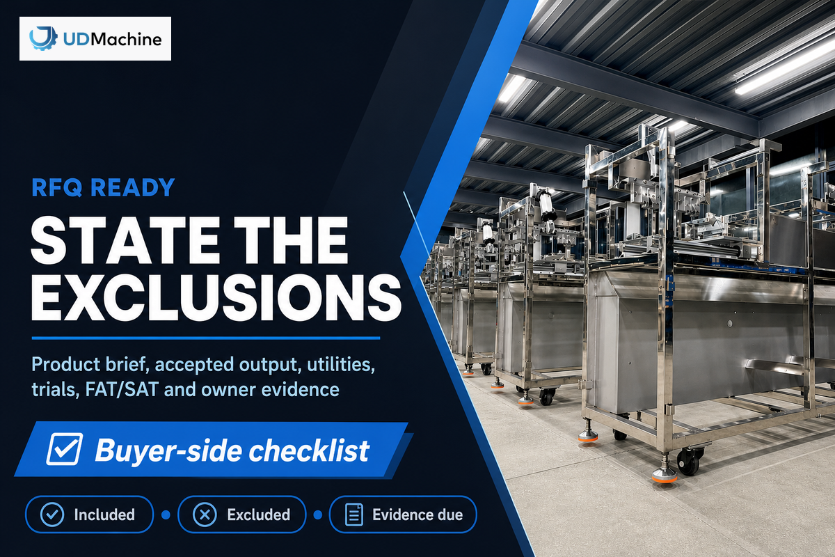 How to Prepare a Comparable RFQ Without Hiding Exclusions — UDTECH