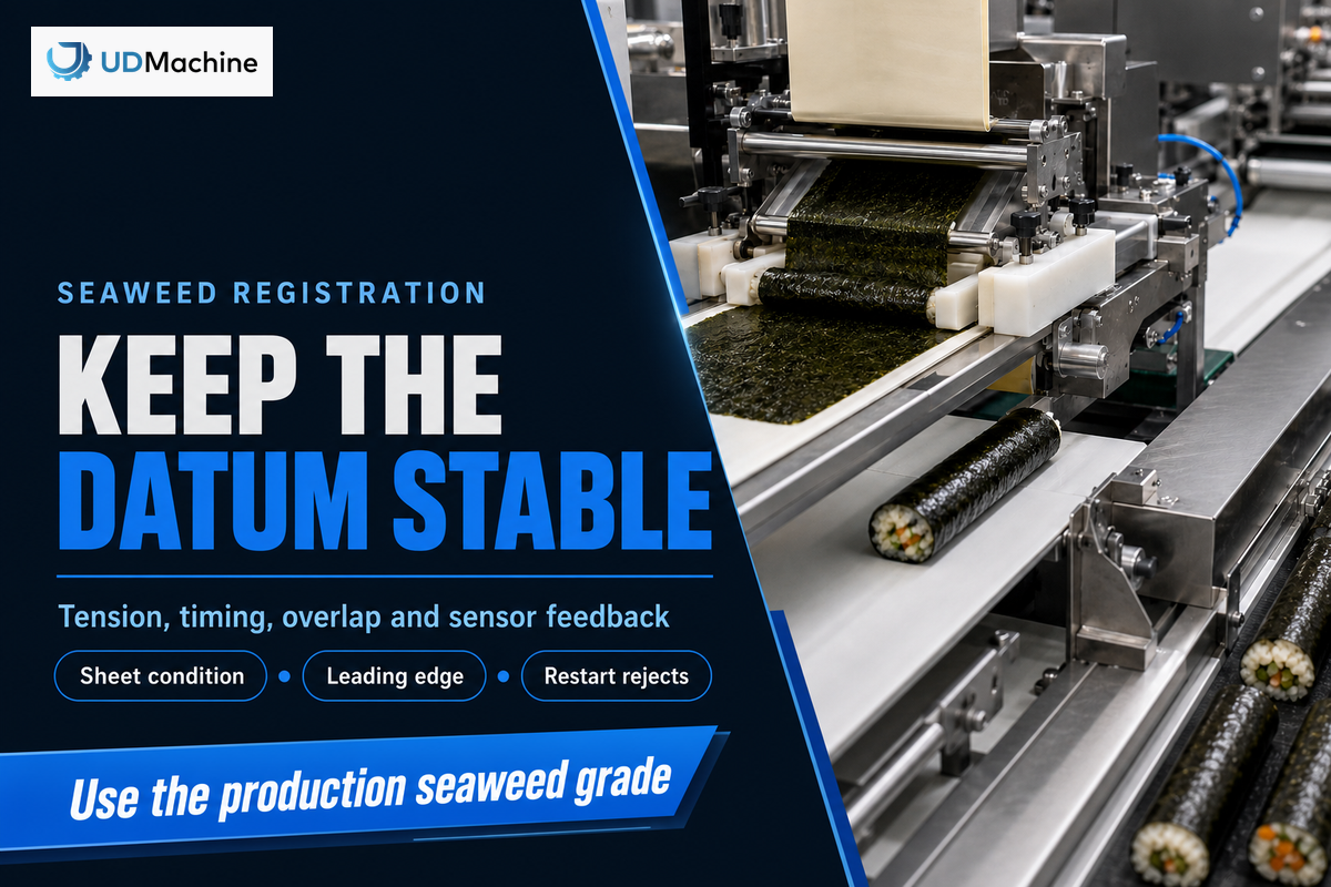 How Seaweed Sheets Enter the Process Without Shifting — UDTECH