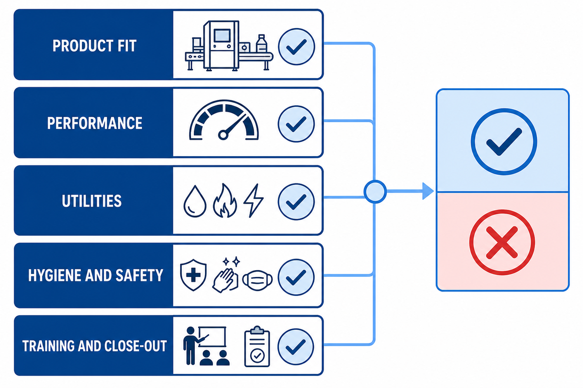 Factory Acceptance Test and Commissioning Checklist — UDTECH