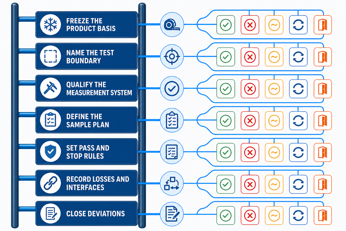 8. Write an Acceptance Protocol With Pass/Fail Criteria — UDTECH