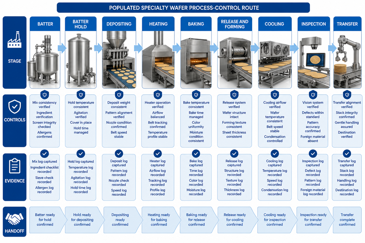 Map the process into five control points — UDTECH