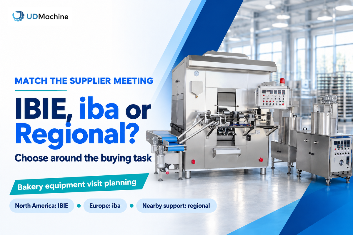 Compare IBIE, iba and regional service access around the supplier meeting; UDTECH equipment is illustrative.