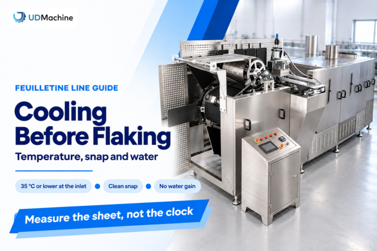 Feuilletine Cooling Before Flaking: 5 Line Checks