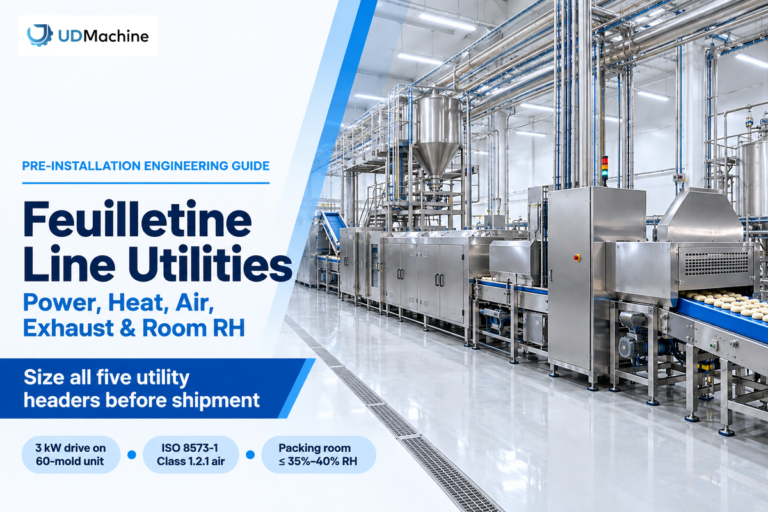 Feuilletine Line Utilities Requirements: Pre-Install Guide