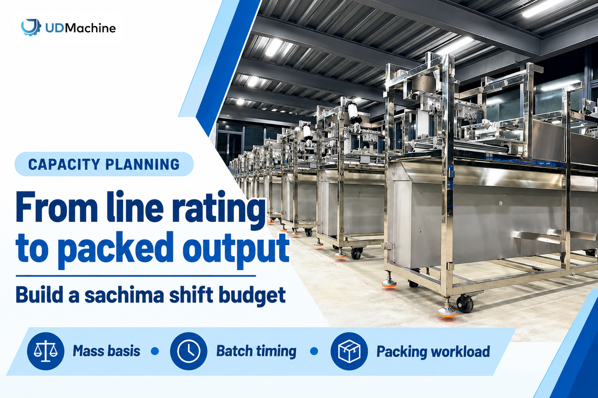 Sachima Line Capacity Planning: Calculate Shift Output