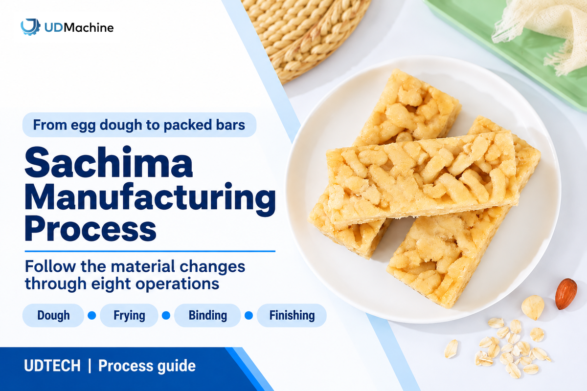 Sachima Manufacturing Process: 8 Steps from Dough to Bar