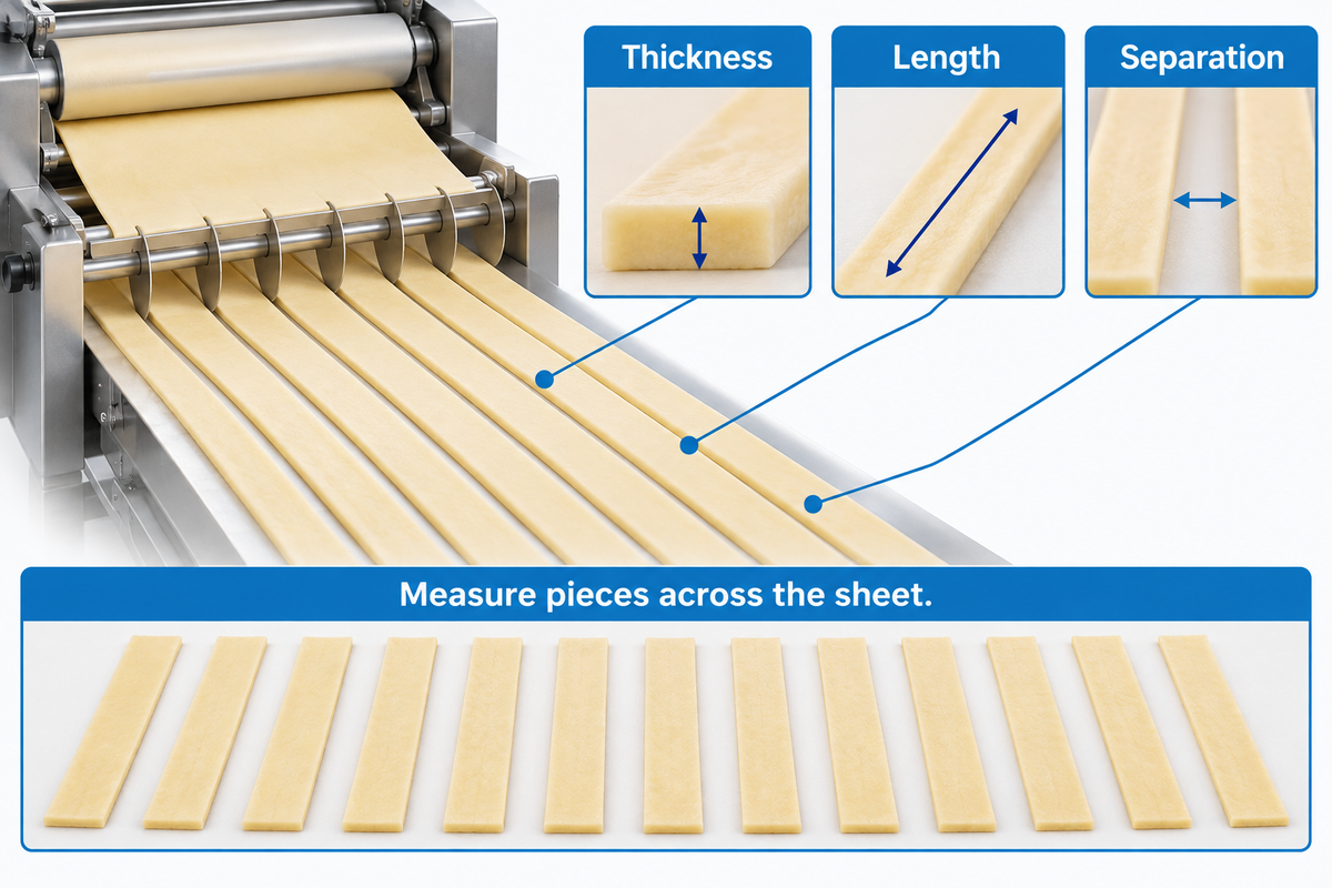 Thickness, length and separation affect strand heating and transfer; process synthesis.