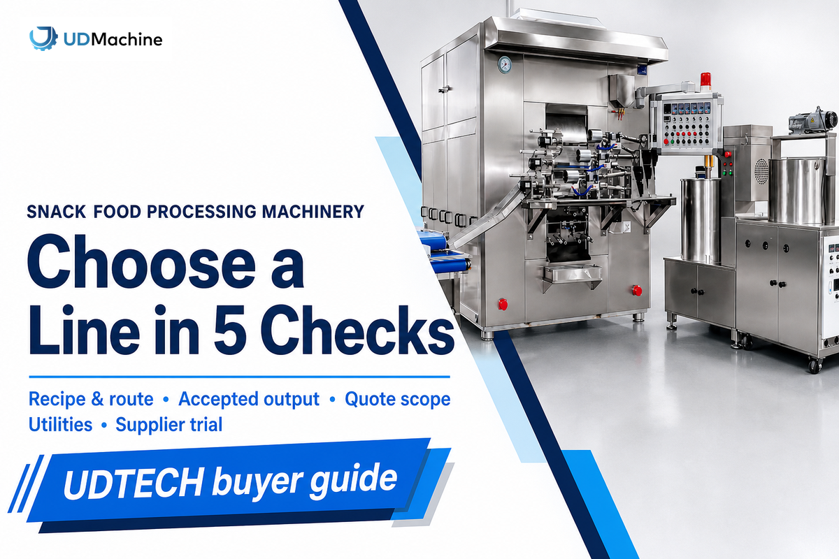 Snack Food Processing Machinery: 5 Buying Checks